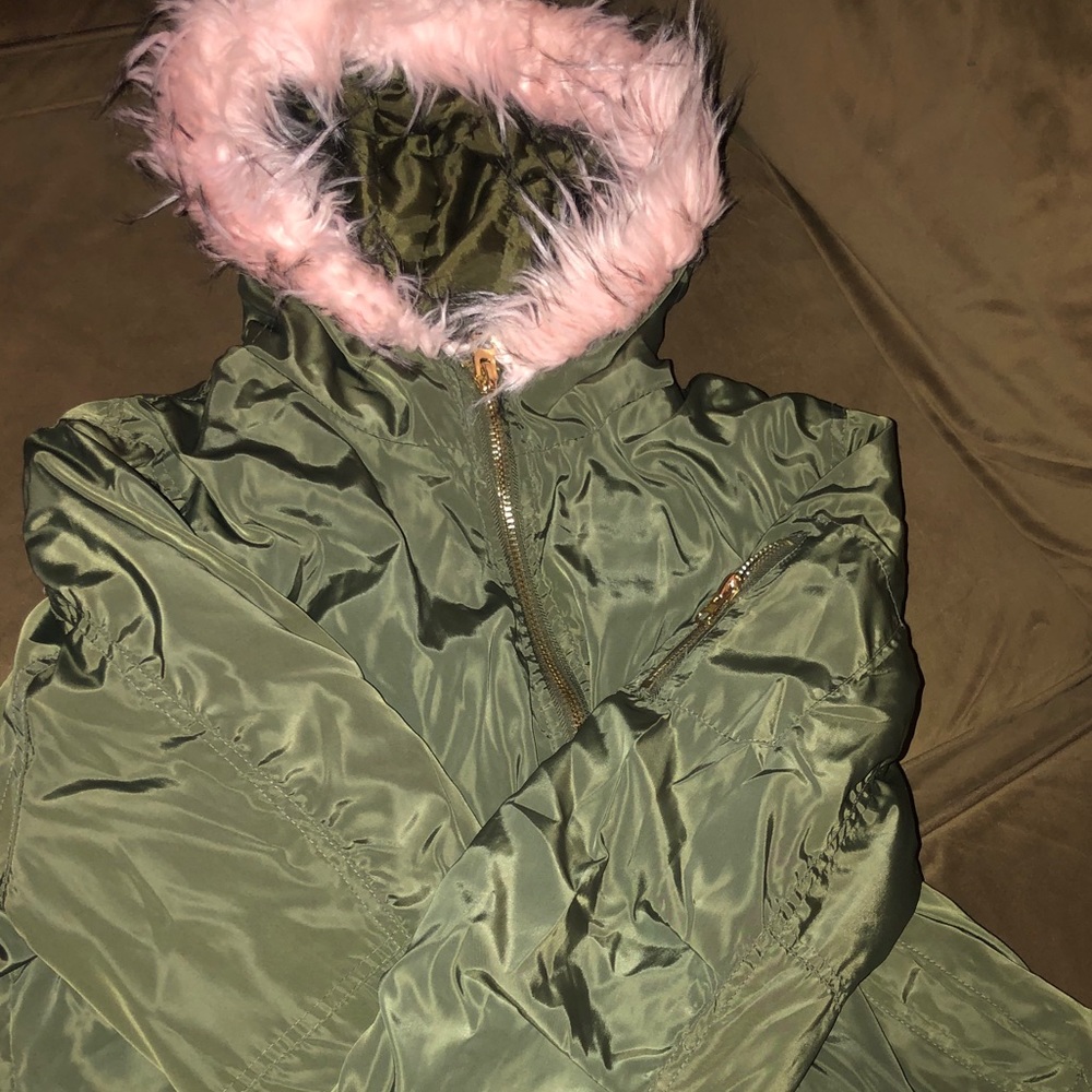 Pink Fur coat
